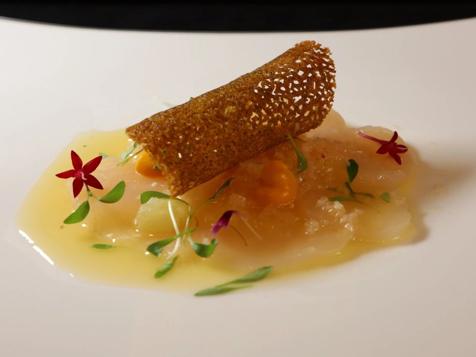 A plate by Alexandre Seince, french private chef in Los Angeles