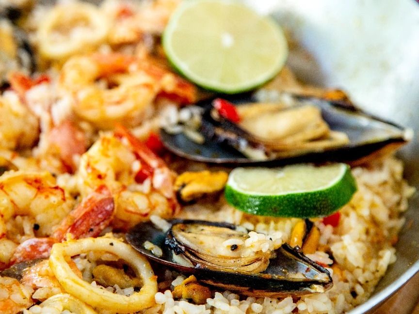 A plate by Arnaud Jullien, mediterranean private chef in Los Angeles