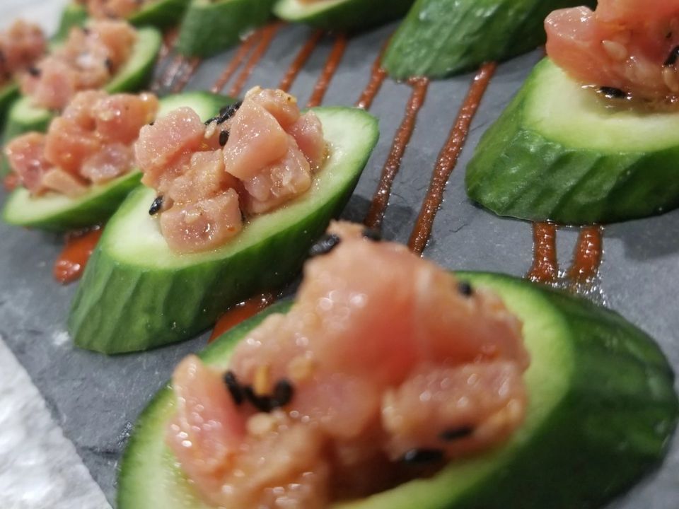 A plate by Asheesh Danee, italian private chef in Los Angeles
