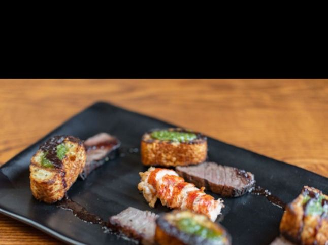A plate by Branden Ervin, italian private chef in Los Angeles