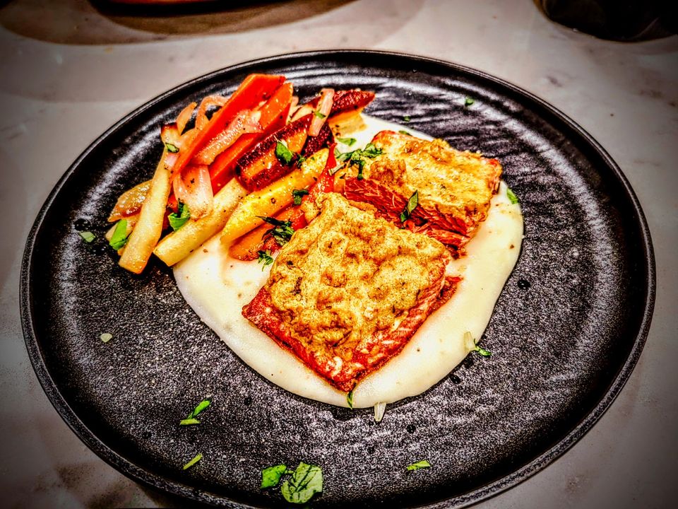 A plate by Bryan Maurice, latin american private chef in Los Angeles