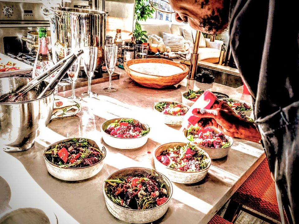 A plate by Bryan Maurice, latin american private chef in Los Angeles