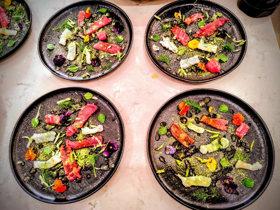 A plate by Bryan Maurice, latin american private chef in Los Angeles