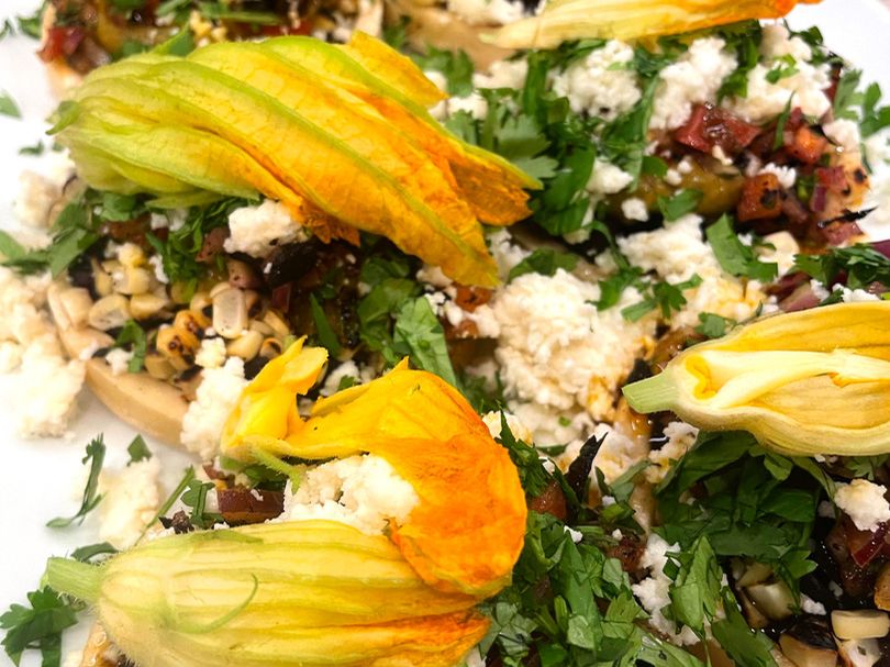 A plate by Dave Mau, latin american private chef in Los Angeles