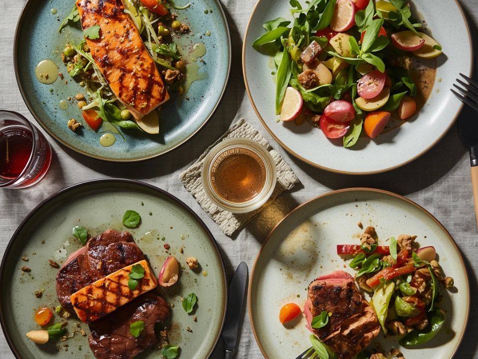 A plate by Dillion Cappello, seafood private chef in Los Angeles