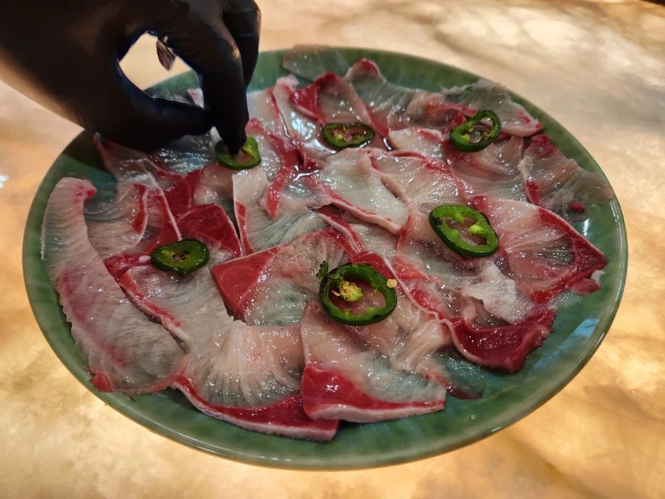 A plate by Dylan Roston, italian private chef in Los Angeles