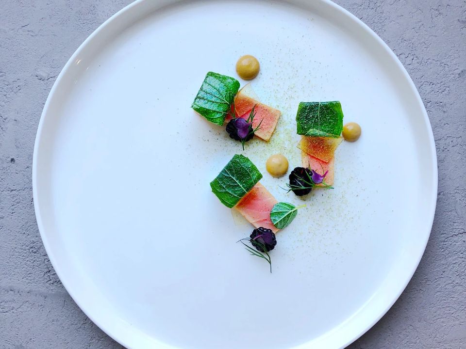 A plate by Hamlet Margar, italian private chef in Los Angeles