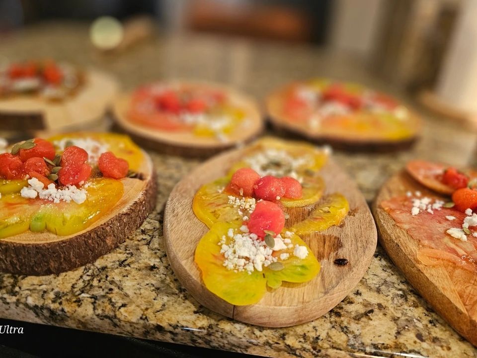 A plate by Kami Quiñones, japanese private chef in Los Angeles