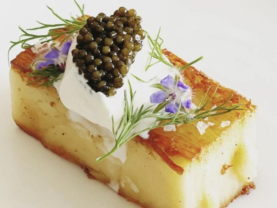 A plate by Keven Lee, mediterranean private chef in Los Angeles