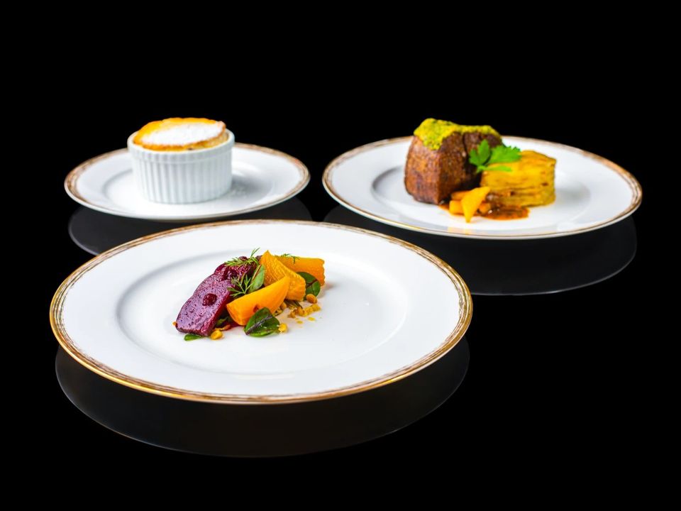 A plate by Kotryna Rodriguez, french private chef in Los Angeles