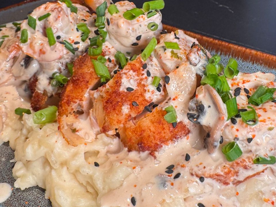 A plate by Roberto Rijo, latin american private chef in Los Angeles