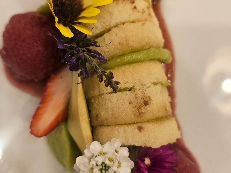 A plate by Ryan Rondeno, italian private chef in Los Angeles