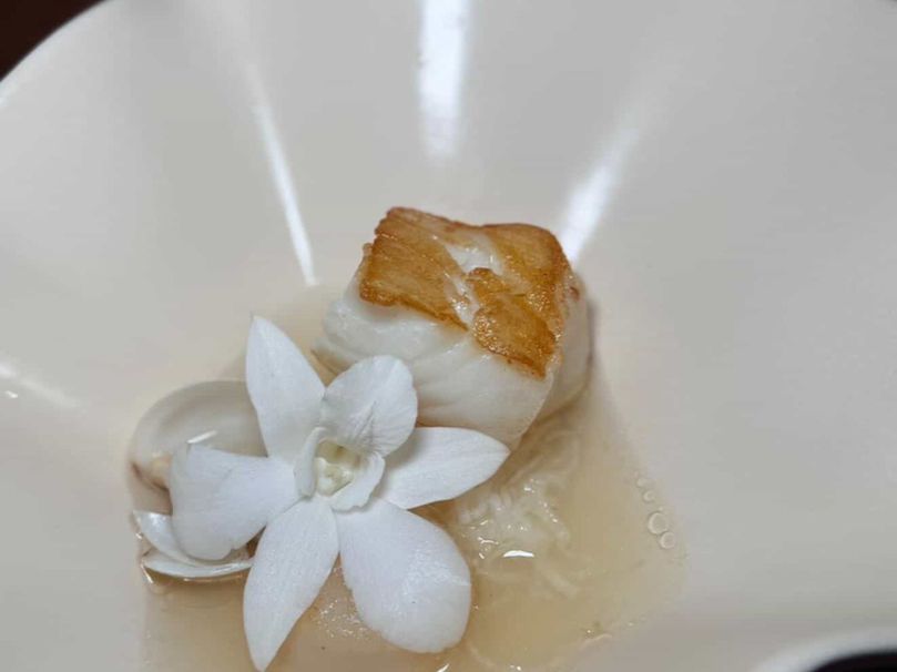 A plate by Shieya Beth Evans, seafood private chef in Los Angeles