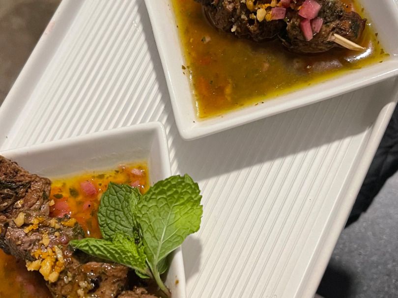A plate by Shieya Beth Evans, seafood private chef in Los Angeles
